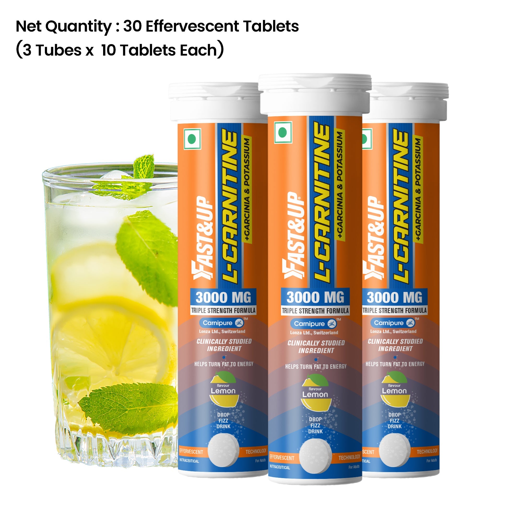 L-Carnitine 3000mg for Weight Loss - Lemon
